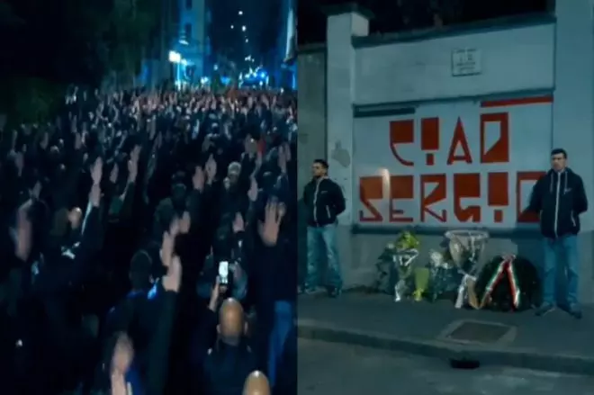Imágenes de la manifestación fascista de Milán el pasado 29 de abril de 2024